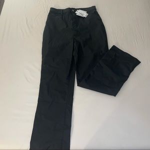 High Wasted Split Hem Pu Coted Skinny Jean